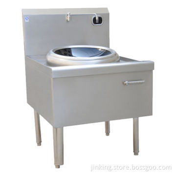 Free standing single-burn commercial induction stove, 380 to 460V voltage